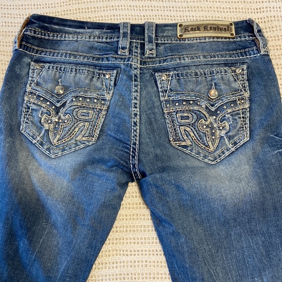 Rock Revival Denim - Rock Revival - Ankle Skinny - “Sundee” - Distress - Size 31 x 25”